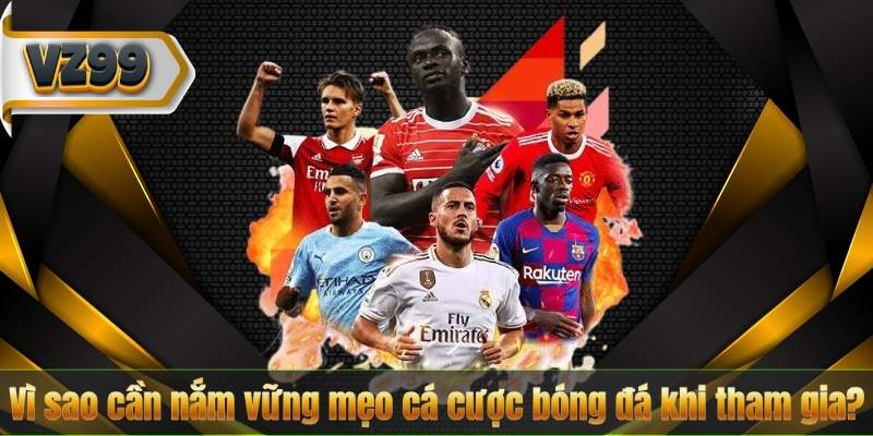 Vì sao cần nắm vững mẹo cá cược bóng đá khi tham gia?