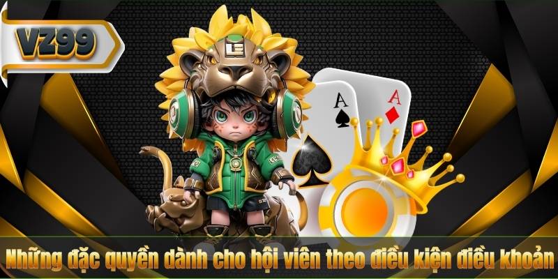 Những đặc quyền dành cho hội viên theo điều kiện điều khoản
